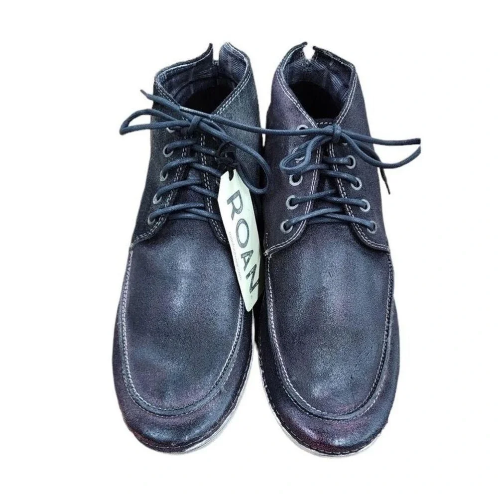 NWT Roan‎ black leather boot style Tobias size 9.5